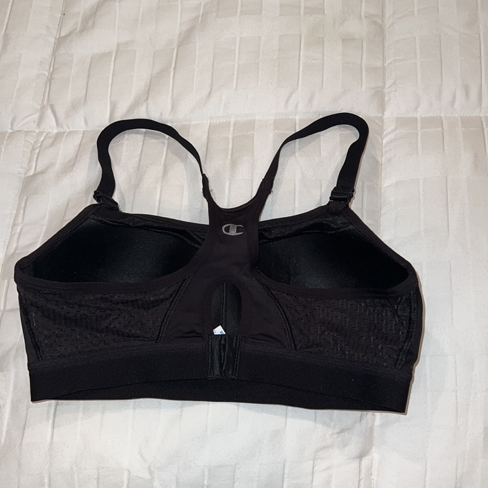 Champion Authentic Athleticwear Sport Bra, adjustable straps, black - Picture 2 of 5